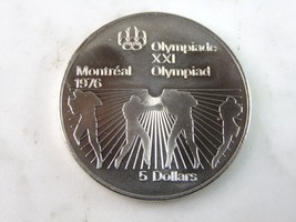 1976 $5 Canadian &#39;76 Montreal Summer Olympics Coin E233 - £27.93 GBP