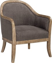 Signature Design by Ashley Engineer Vintage Casual Accent Chair with, Brown - £348.13 GBP