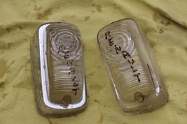 Pair of 1957 1958 1959 Renault Dauphin Parking Light Lens L &amp; R Side PT 3100 - $27.04