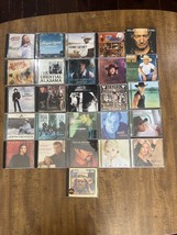 Lot of 25 Country Music CDs Kenny Chesney Tim McGraw Faith Hill Waylon Willie - £12.90 GBP