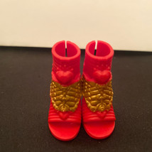 DISNEY Descendants Coronation Evie Isle of the Lost Red &amp; Gold Shoes ONLY - $7.69