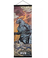 Godzilla King Of The Monsters Canvas Scroll Wall Hanging 35" x 12" New - $17.62