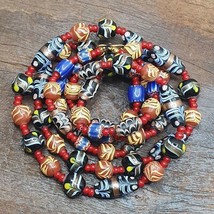 Collana di perle stile veneziano in vetro per torta nuziale con piume fa... - $871.27 MXN