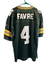 Reebok NFL Green Bay Packers Brett Favre #4 Grn Authentic Jersey Sz 50 S... - $76.00