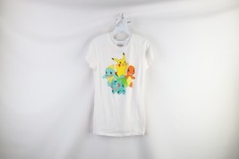 Pokemon Womens Medium Distressed Pikachu Charmander Bulbasaur Squirtle T... - $19.75