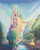 New *Princess Belle And Prince Castle* Counted Cross Stitch Pattern - £3.91 GBP