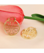 Tory Burch High-end Hollow Circular Earrings,ideal Holiday Gift,Gift for... - $37.99
