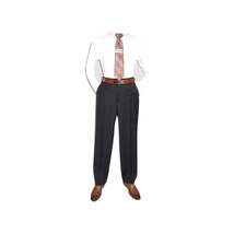 Mens Wool Cashmere Black Stripe Business Suit Giorgio Cosani Two Button 910 image 7