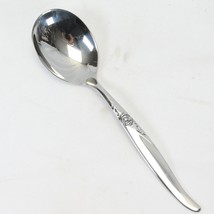 Oneida La Rose Sugar Spoon 6&quot; Wm A. Rogers Stainless BARELY USED - £4.54 GBP