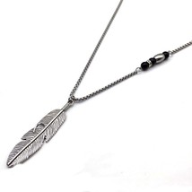 NAIQUBE Brand 2020 New Men Women  Feather Pendant Neckalce Vintage Diy Chain Nec - £12.69 GBP