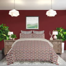 Cotton Duvet Cover Set Ikat Fusion Americana Bedding - $4,108.78 MXN+