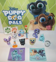 Disney Puppy Dog Pals Figure Set of 10 With Stickers and PAW Tattoos - £12.54 GBP