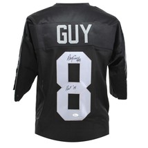 Ray Guy Autographed Oakland Raiders Black Jersey BAS COA Signed Inscribe... - $279.95