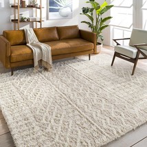 Hapsburg Moroccan Shag Area Rug, 5&#39;3&quot; X 7&#39;3&quot;, Beige, By Artistic Weavers. - £127.40 GBP