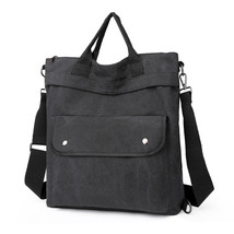 Fashion Men And Women Canvas BackpaPortable Shoulder Bag Waterproof Large Capaci - £39.46 GBP