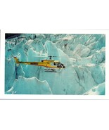 Costiera Elicottero Volo Sopra Glaciers Mendenhall Ice Cap Alaska Cartol... - £7.61 GBP