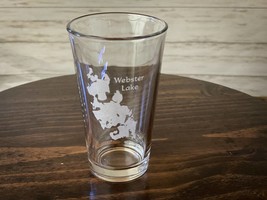 Webster Lake Massachusetts - Lake Life - Laser engraved pint glass - £9.00 GBP