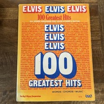 Elvis Elvis Elvis - 100 GREATEST HITS - Piano, Vocal and Guitar Chords - £7.52 GBP