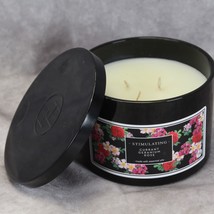 Huntington Home Stimulating Currant Geranium Rose Scented Candle Essential Oils - £14.70 GBP