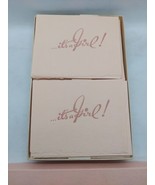 Vintage IT&#39;S A Girl Baby Announcement Reproducta Greeting Card Envelopes... - $16.37 CAD