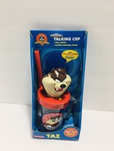 Taz Tasmanian Devil Talking Cup 1997 Looney Tunes WB Warner Brothers Vtg NIB NEW - £18.94 GBP