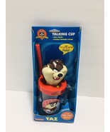 Taz Tasmanian Devil Talking Cup 1997 Looney Tunes WB Warner Brothers Vtg... - $23.70