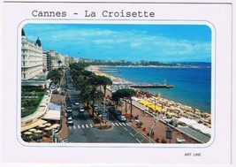France Postcard Cote D&#39;Azur Cannes Boulevard de la Croisette - $2.96