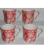 Set (4) 222 Fifth CHRISTMAS LANE PATTERN 12 oz Handled Mugs - €34,26 EUR Set (4) 222 Fifth CHRISTMAS LANE PATTERN 12 oz Handled Mugs - €34,26 EUR