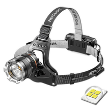 XHP50 LED Sensor Headlamp Waterproof Head Light Rechargeable Fishing Searching  - £13.69 GBP