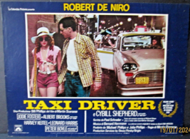 MARTIN SCORSESE :DIR:ROBERT DE NIRO.J.FOSTER (TAXI DRIVER) LOBBY CARD #2 - $222.75