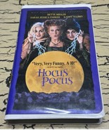 VTG Hocus Pocus Clamshell VHS Movie Disney Bette Midler Rare Blue Colore... - $48.37