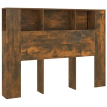 Modern Wooden Double Size 140cm Headboard Bed Storage Cabinet With Storage Shelf - £64.40 GBP+