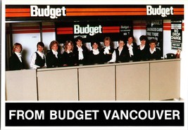 Vtg Postcard, Budget Rent-a-Car Vancouver International Airport - £4.93 GBP