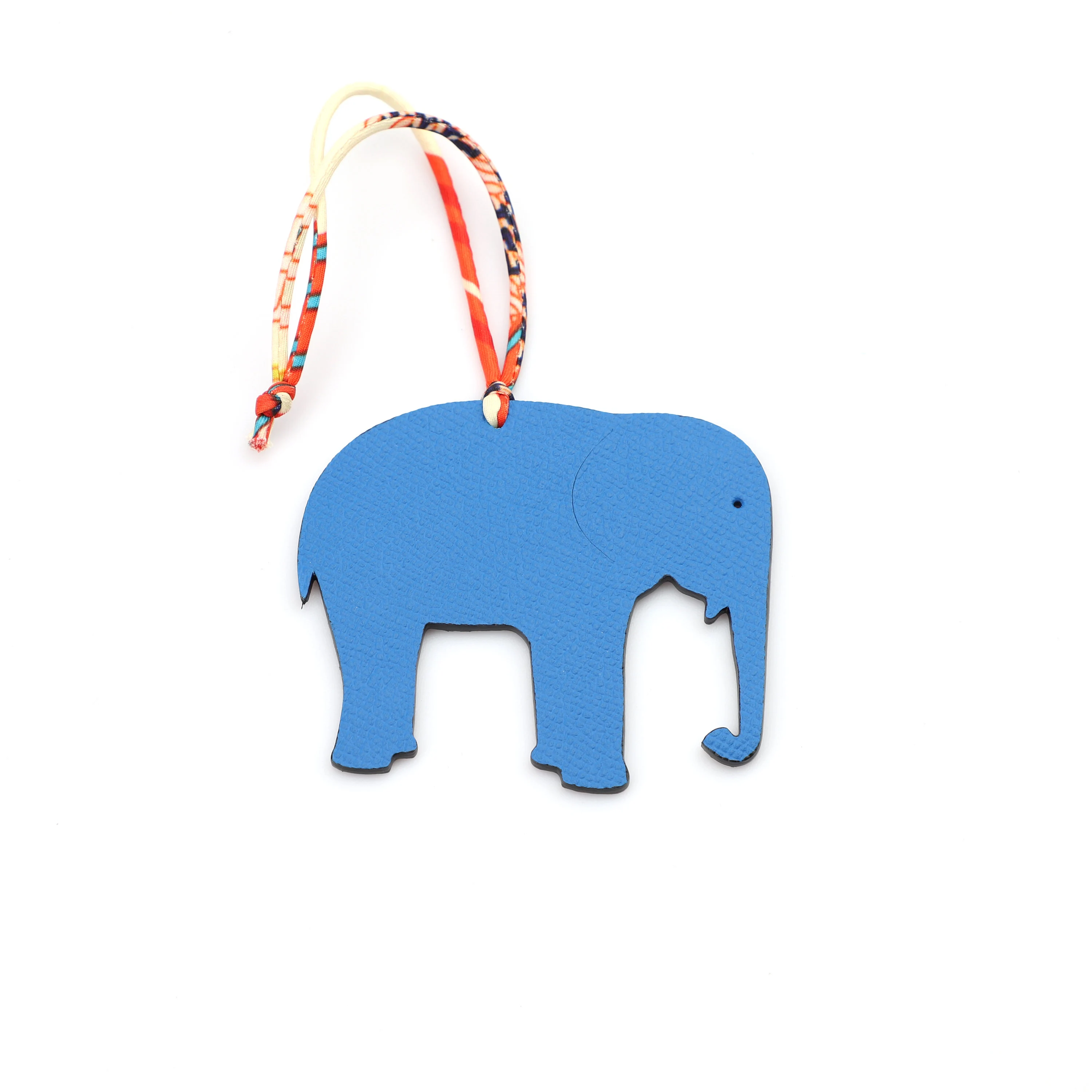 Epsom leather and togo leather bag Charm Petit H elephant charm customized