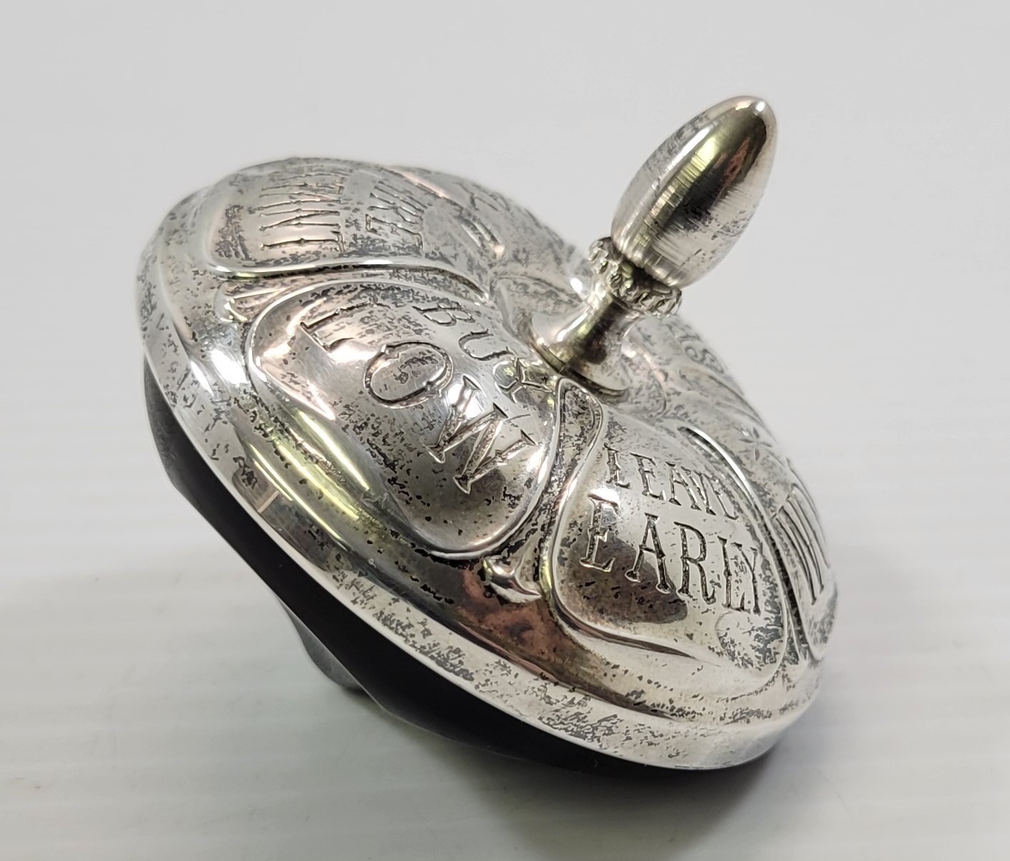 *C54) Vintage Gorham Sterling Silver 50 Executive Decision Maker Spinnin... - $173.24