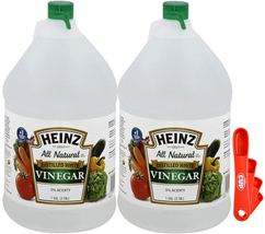 Heinz All Natural Distilled White Vinegar 1 Gallon Jug Pack of 2 NEW - £44.46 GBP