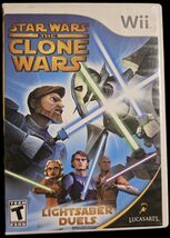 Star Wars The Clone Wars Lightsaber Duels Nintendo Wii Video Game  Jedi - $5.86