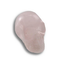 Zeckos Beautiful Carved Rose Quartz Gemstone Skull 25mm 1 Inch - £11.39 GBP