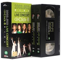 Click-B 2003 Live Concert #03 VHS Video [NTSC] Early K-Pop Rock - $25.00