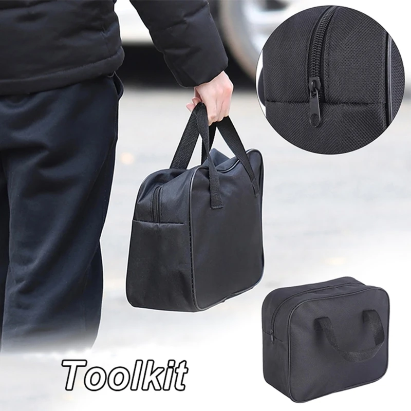 High-capacity Ox Cloth Electrician Toolbag Wear Resistant Home Work Bags... - £47.09 GBP