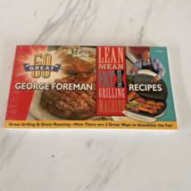 George Foreman 50 Recipes 2 in 1 Book Lean Grilling &amp; Roasting 2003 Soft... - $5.36