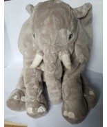 IKEA  KLAPPAR Baby Elephant Grey Elephant Plush Soft Toy 12&quot; L X 10&quot; H - $9.40