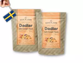 2 Dave &amp; Jons Dadlar Salted Caramel Peanuts - Date-Infused Treat (125g /... - $12.53