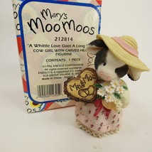 Mary’s Moo Moos A WHITTLE LOVE GOES A LONG WAY cow girl heart 1996 21281... - £6.26 GBP