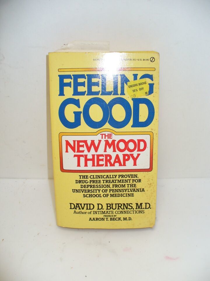 Feeling Good The New Mood Therapy by David D. Burns, M.D. VG USED - $3.39