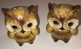 Vintage Lefton OWL Salt &amp; Pepper Shaker Set - H6836 Japan Exclusive - $264.22 MXN