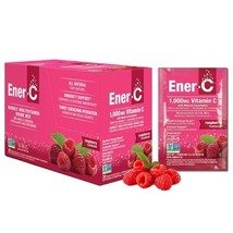 1/28 Ener-C Raspberry Multivitamin Drink Mix Powder Vitamin C 1000mg &amp; E... - $19.79