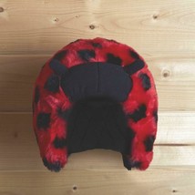 Headztrong LadyBug Furry Animal Winter Bike Snow Ski Helmet Cover - £67.32 GBP