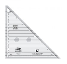 Creative Grids 45 Degree Half-Square Triangle 8-1/2in Quilt Ruler - £24.23 GBP