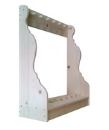 Pine Wooden 5 Place Vertical Locking Long Gun Rack Rifles Storage Floor ... - $3,358.65 MXN